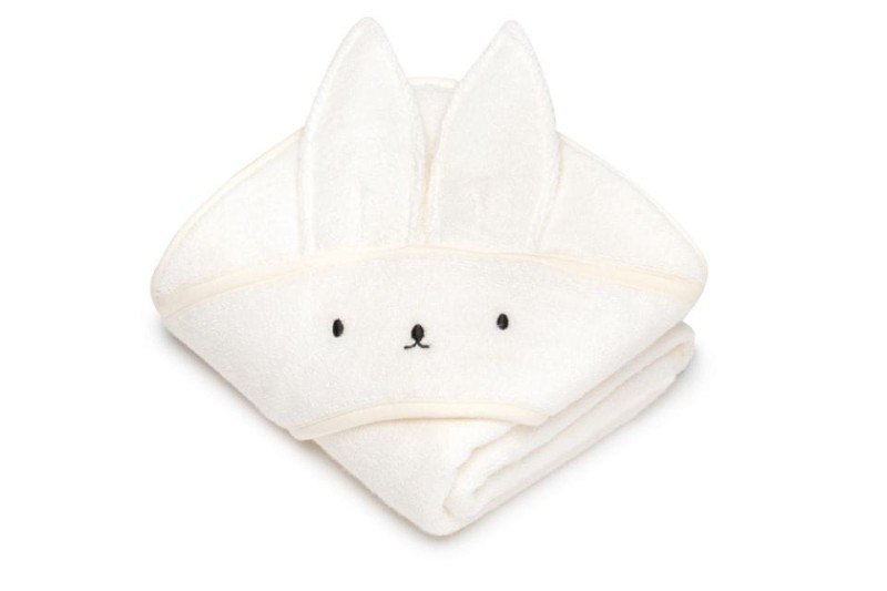 Macoco Rabbit Bambusowy ręcznik z kapturkiem cream - rabbit my memi | Dobra Cena ...