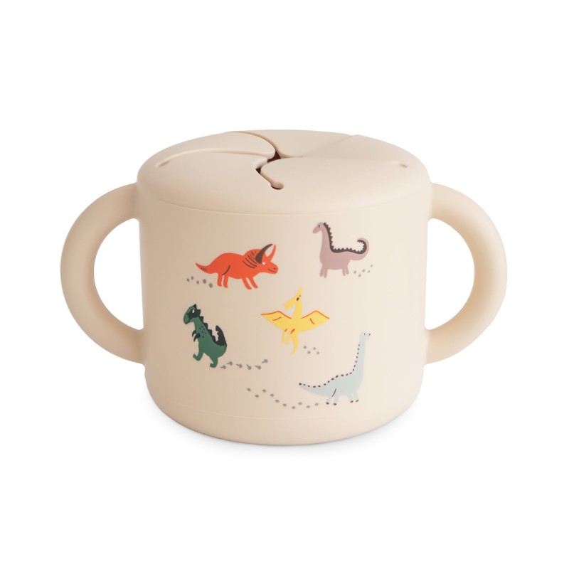 Kubek niewysypek na przekąski Dinosaurs Mushie