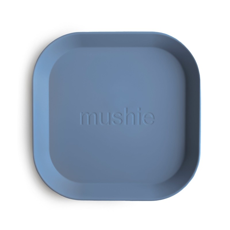 Talerzyki Square Twilight Blue 2 szt. Mushie