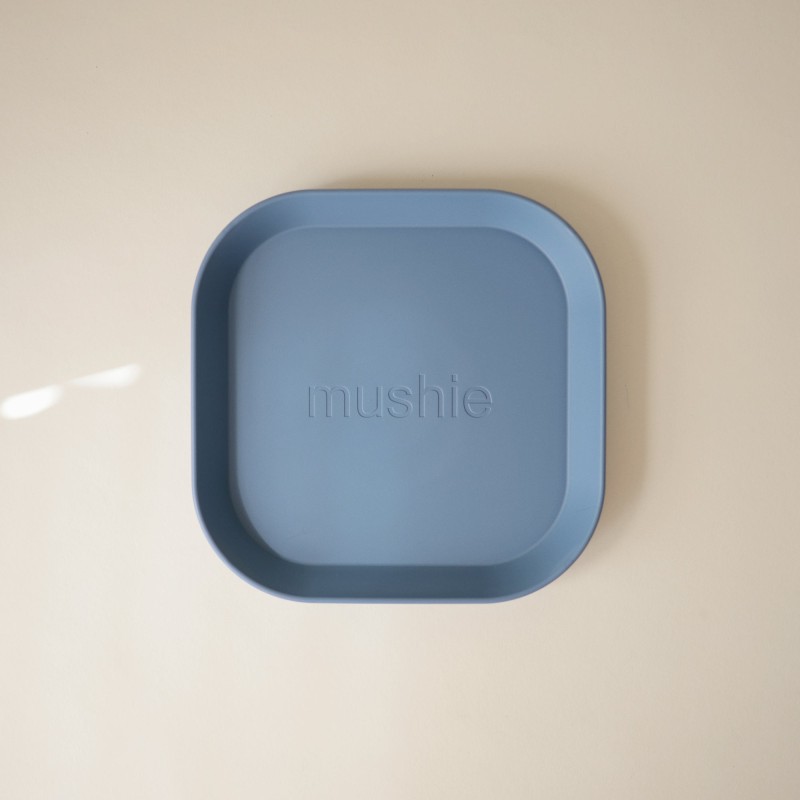 Talerzyki Square Twilight Blue 2 szt. Mushie