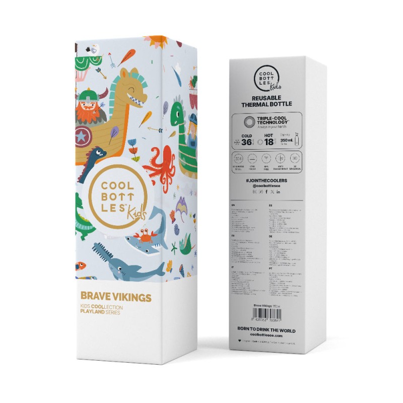 Butelka termiczna Kids 350 ml Brave Vikings Cool Bottles