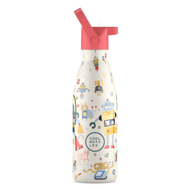Butelka termiczna Kids 350 ml Messy Robots Cool Bottles