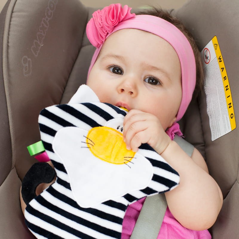 Szeleścik Kot Pasiak biało-czarny 923 Mom's Care