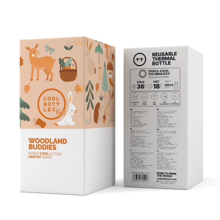 Butelka termiczna Kiddies 350 ml Woodland Buddies Cool Bottles
