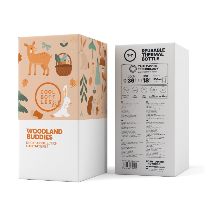 Butelka termiczna Kiddies 350 ml Woodland Buddies Cool Bottles