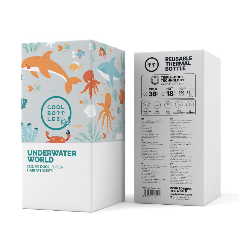 Butelka termiczna Kiddies 350 ml Underwater World Cool Bottles