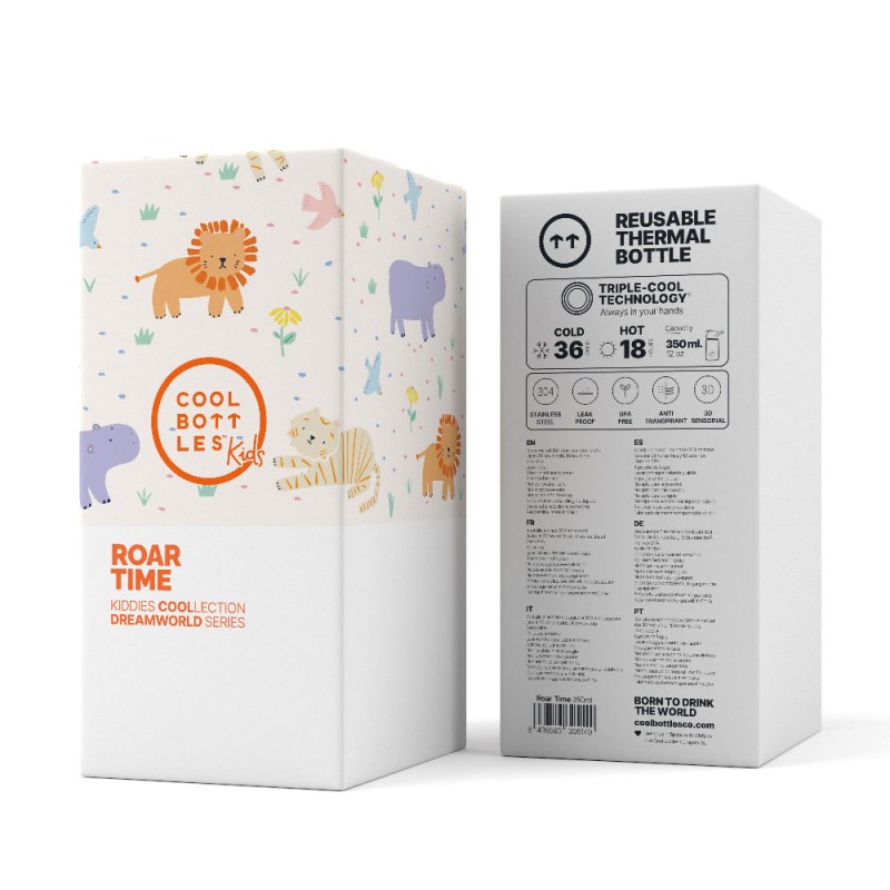 Butelka termiczna Kiddies 350 ml Roar Time Cool Bottles