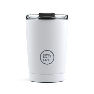 Kubek termiczny 330 ml Mono White Cool Bottles