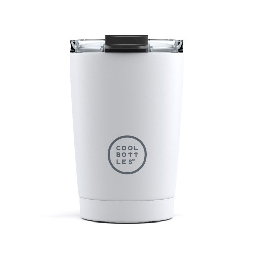 Kubek termiczny 330 ml Mono White Cool Bottles
