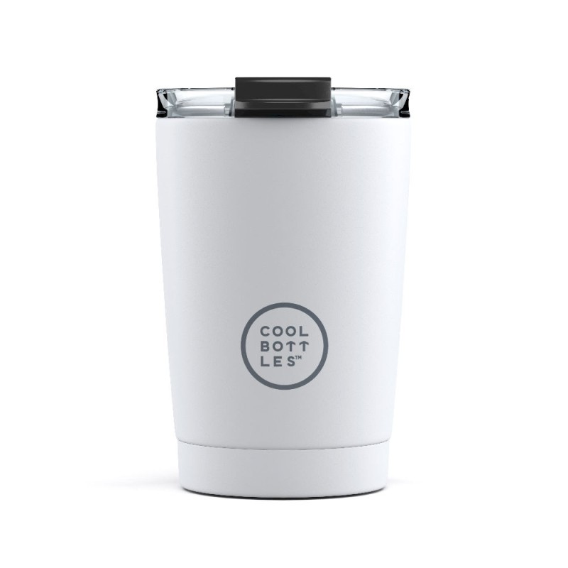 Kubek termiczny 330 ml Mono White Cool Bottles