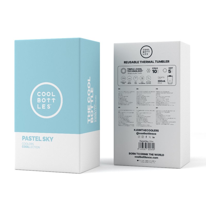 Kubek termiczny 550 ml Pastel Sky Cool Bottles