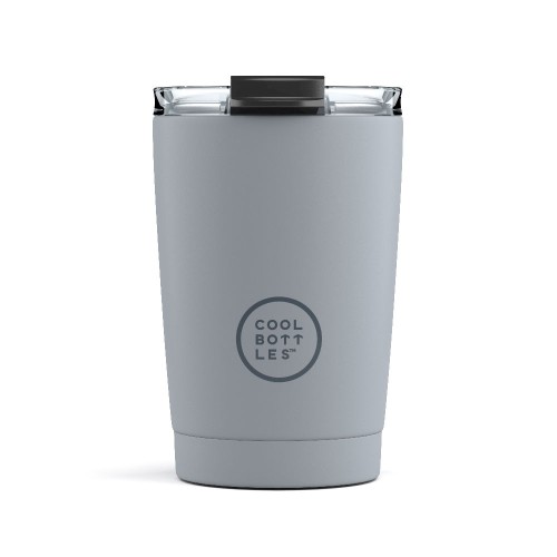 Kubek termiczny 330 ml Pastel Grey Cool Bottles