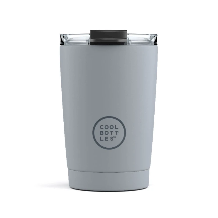 Kubek termiczny 330 ml Pastel Grey Cool Bottles