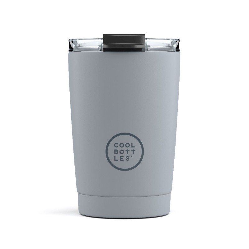 Kubek termiczny 330 ml Pastel Grey Cool Bottles
