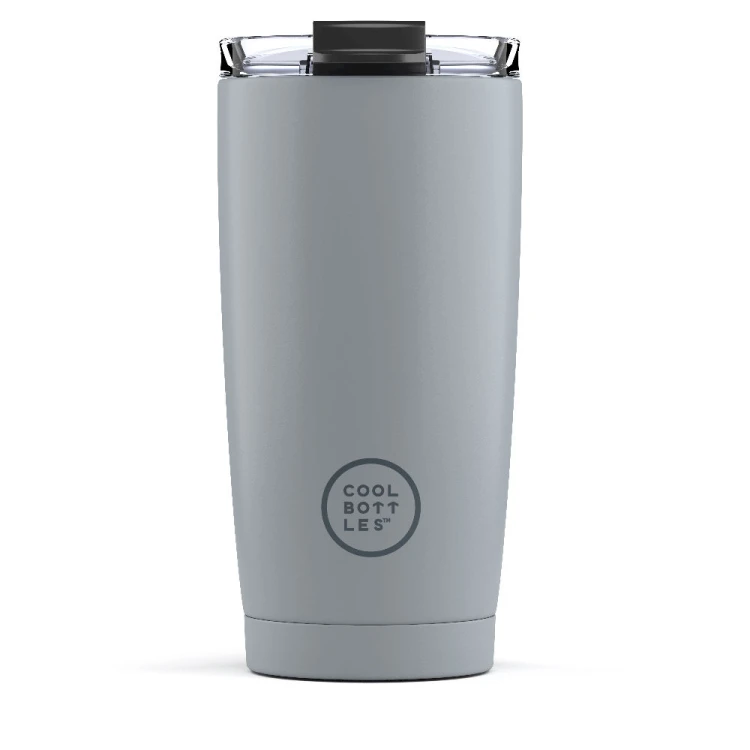 Kubek termiczny 550 ml Pastel Grey Cool Bottles