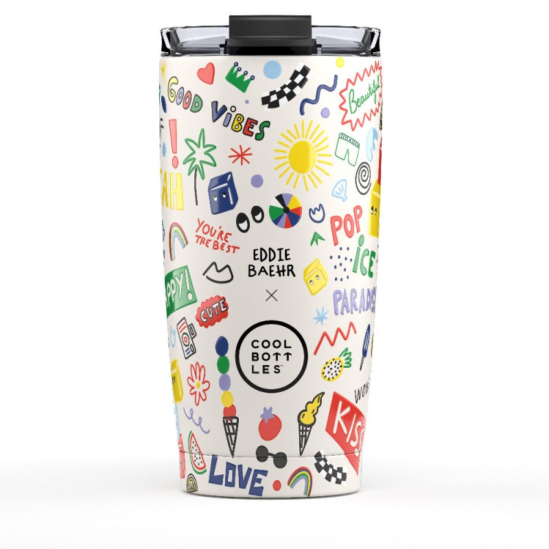 Kubek termiczny 550 ml Xclusive! Eddie Baehr – Good Vibes Cool Bottles