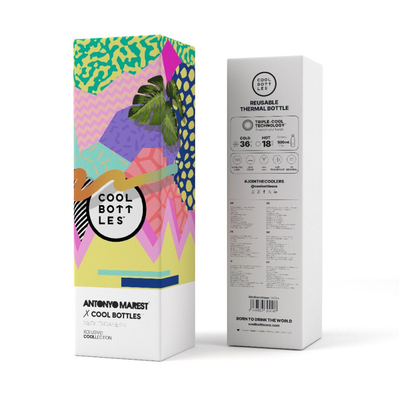 Butelka termiczna Xclusive! 500 ml Antonyo Marest – Mediterranean Cool Bottles