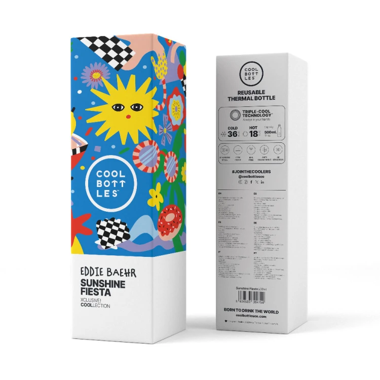 Butelka termiczna Xclusive! 500 ml Eddie Baehr – Sunshine Fiesta Cool Bottles