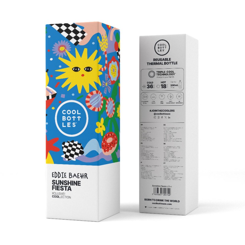 Butelka termiczna Xclusive! 500 ml Eddie Baehr – Sunshine Fiesta Cool Bottles