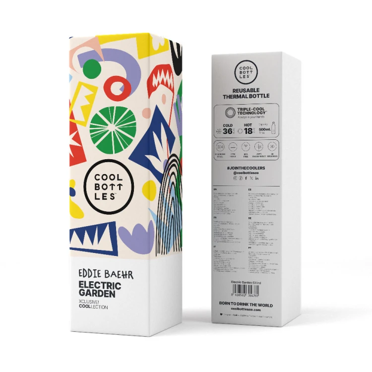 Butelka termiczna Xclusive! 500 ml Eddie Baehr – Electric Garden Cool Bottles