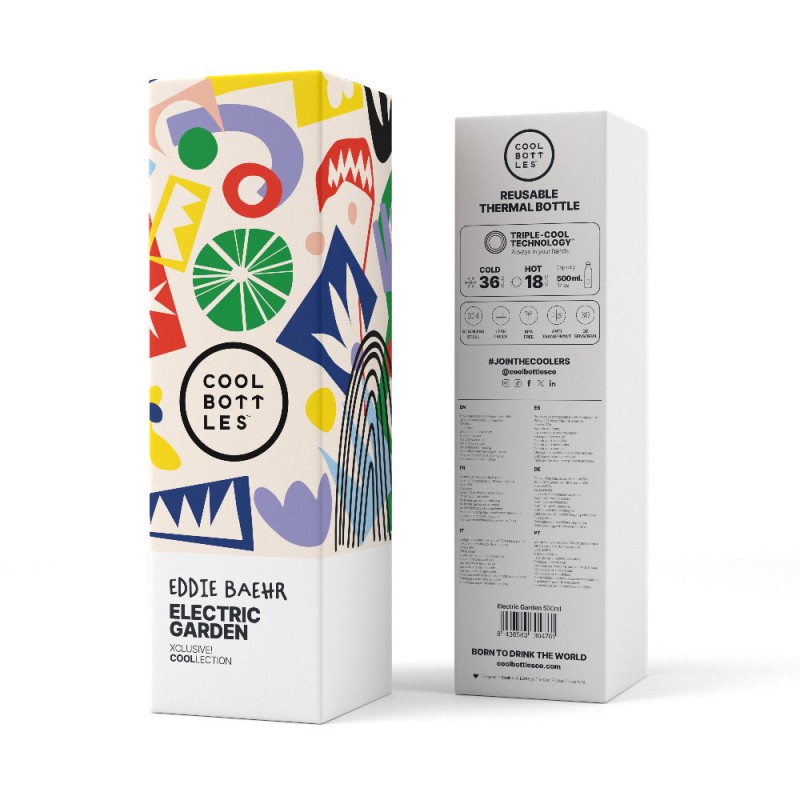 Butelka termiczna Xclusive! 500 ml Eddie Baehr – Electric Garden Cool Bottles