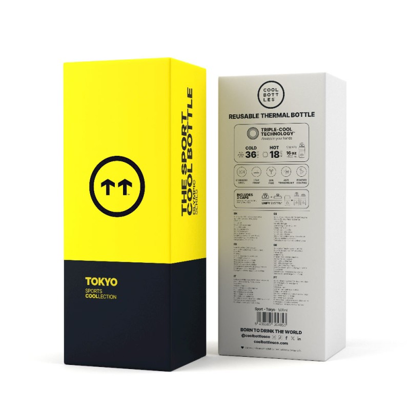 Butelka termiczna Sport 500 ml Triple cool Tokyo Cool Bottles