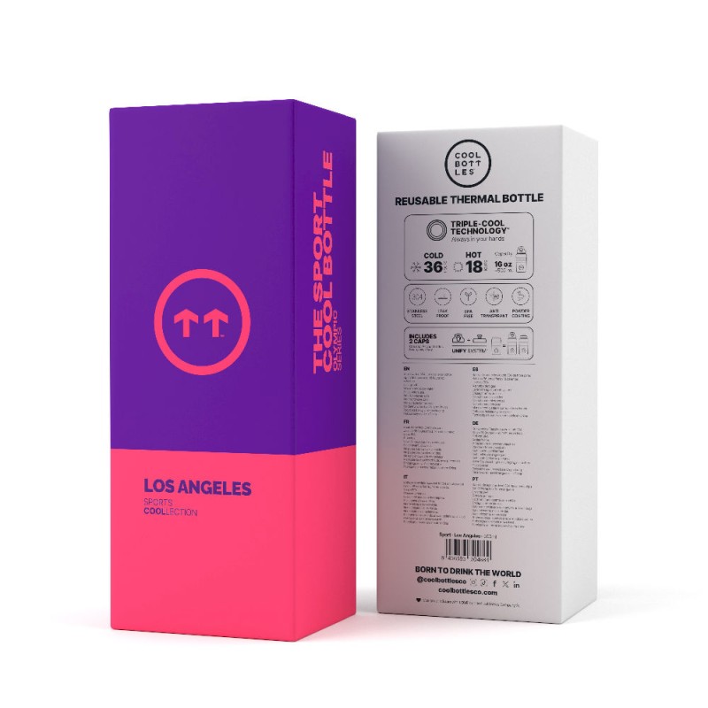 Butelka termiczna Sport 500 ml Triple cool Los Angeles Cool Bottles