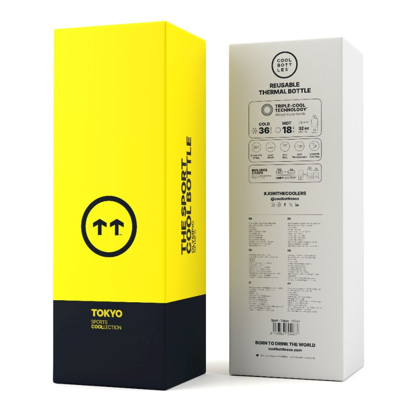 Butelka termiczna Sport 950 ml Triple cool Tokyo Cool Bottles