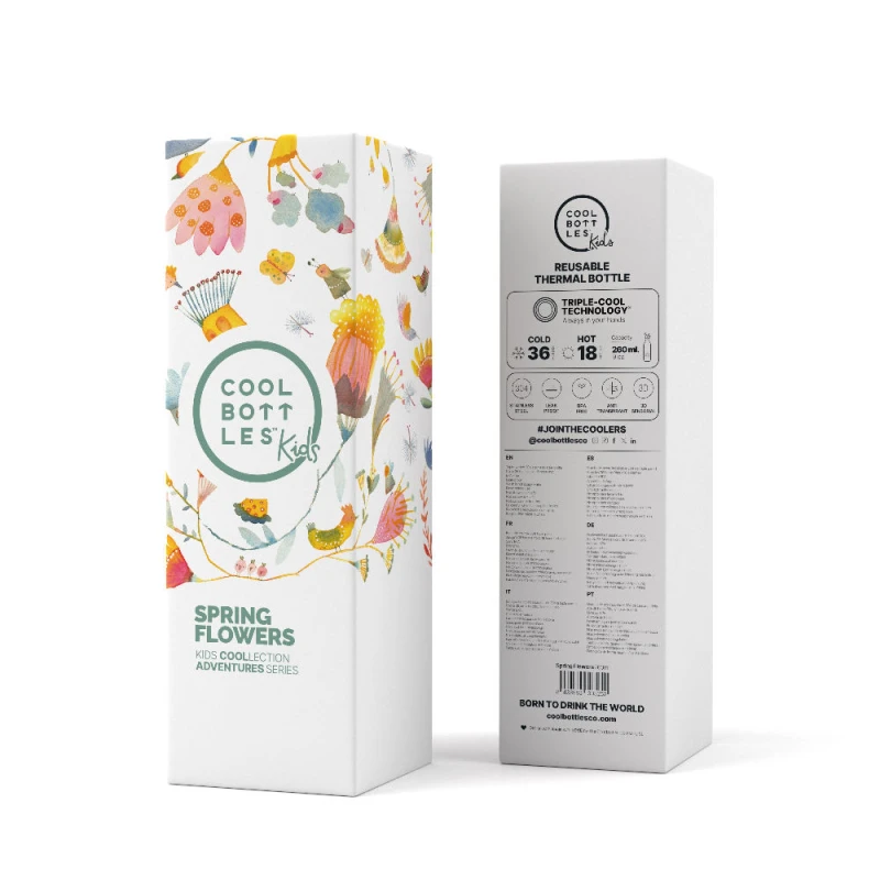 Butelka termiczna Kids 260 ml Spring flowers Cool Bottles