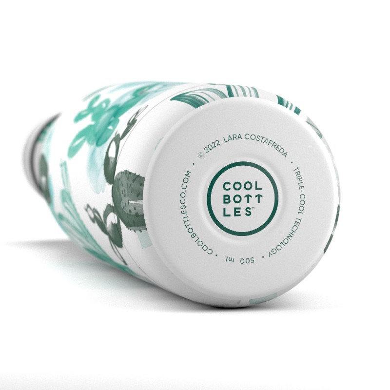 Butelka termiczna Xclusive! 500 ml Lara Costafreda – Watercolor Cactus Cool Bottles