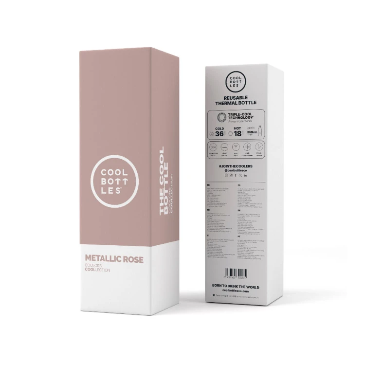 Butelka termiczna 350 ml Metallic Rose Cool Bottles