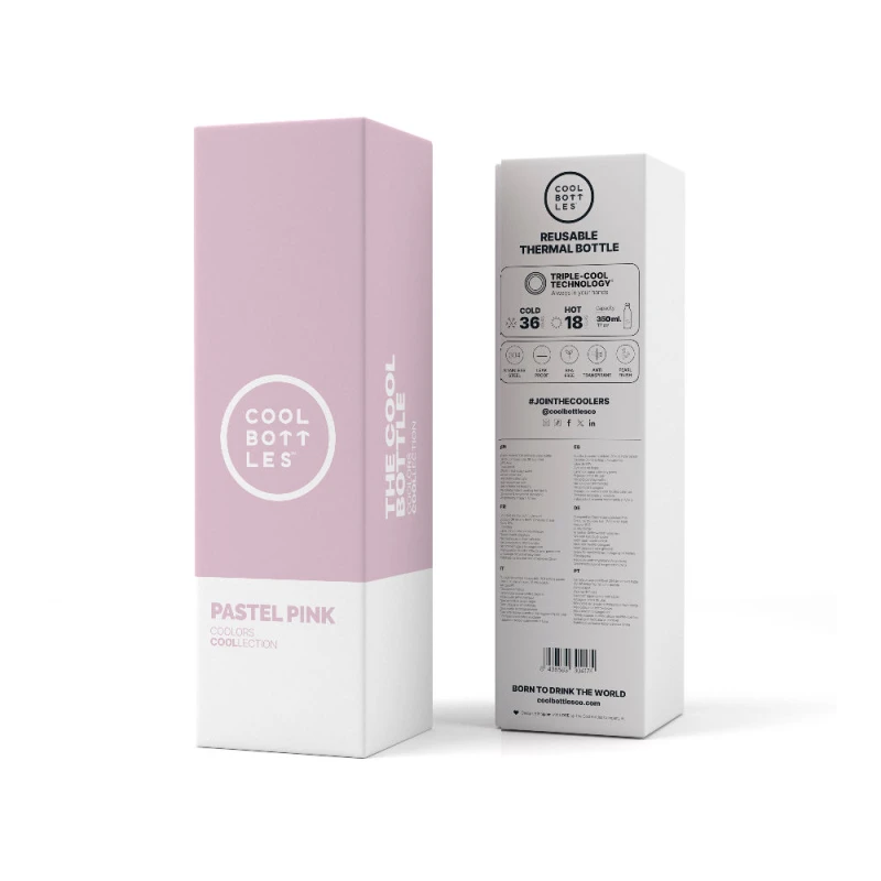 Butelka termiczna 350 ml Pastel Pink Cool Bottles