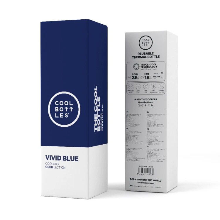 Butelka termiczna 500 ml Vivid Blue Cool Bottles