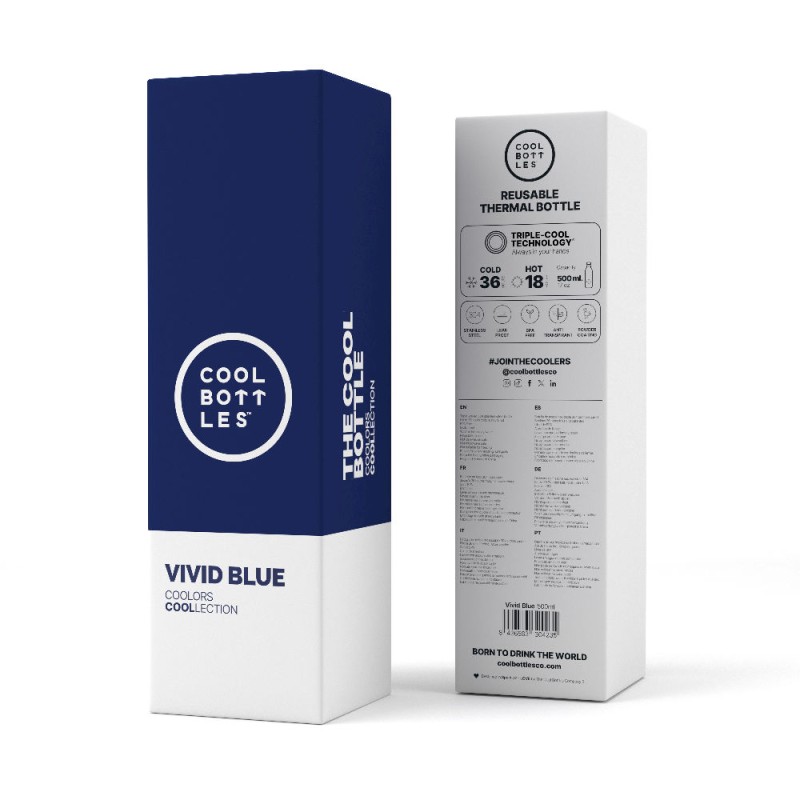 Butelka termiczna 500 ml Vivid Blue Cool Bottles