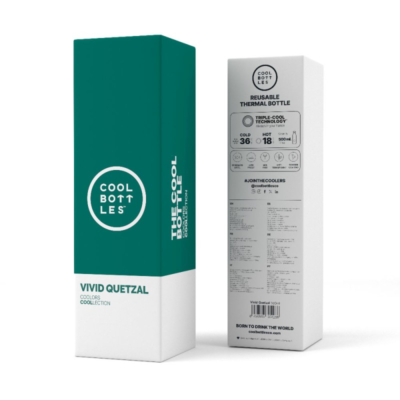 Butelka termiczna 500 ml Vivid Quetzal Cool Bottles