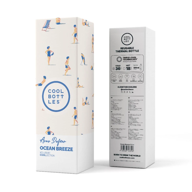 Butelka termiczna Xclusive! 500 ml Arno Dufour – Ocean Breeze Cool Bottles