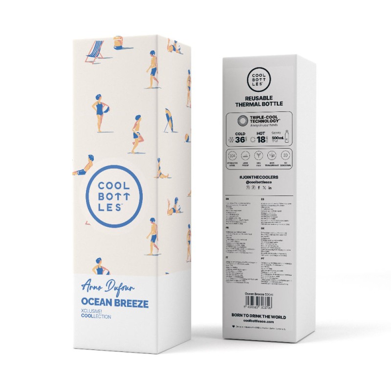 Butelka termiczna Xclusive! 500 ml Arno Dufour – Ocean Breeze Cool Bottles