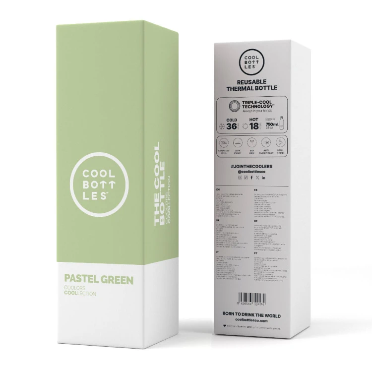 Butelka termiczna 750 ml Pastel Green Cool Bottles