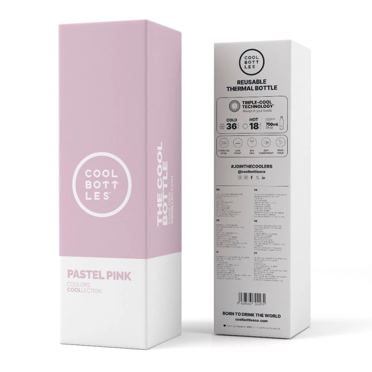 Butelka termiczna 750 ml Pastel Pink Cool Bottles