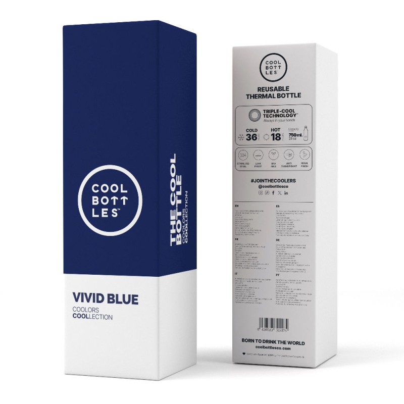 Butelka termiczna 750 ml Vivid Blue Cool Bottles