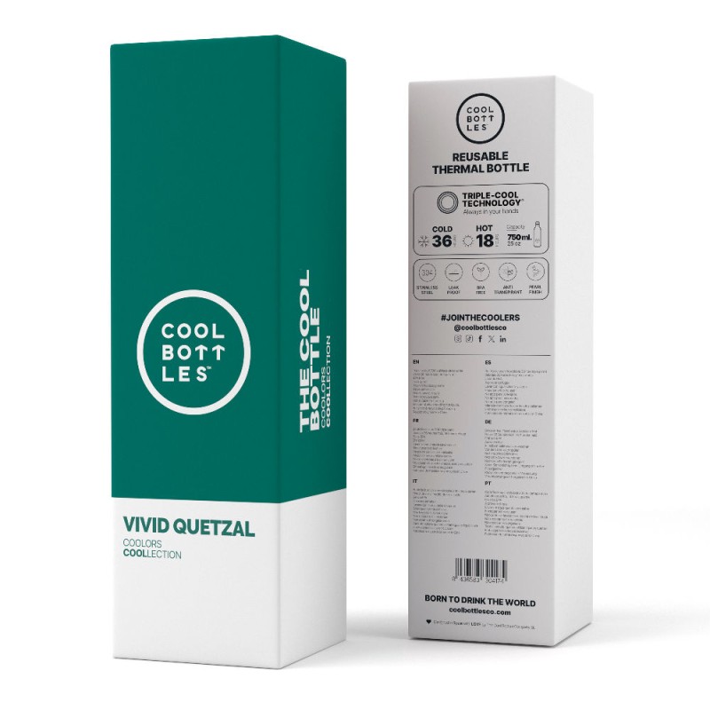 Butelka termiczna 750 ml Vivid Quetzal Cool Bottles