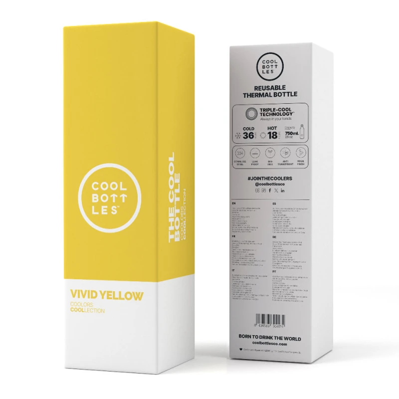 Butelka termiczna 750 ml Vivid Yellow Cool Bottles