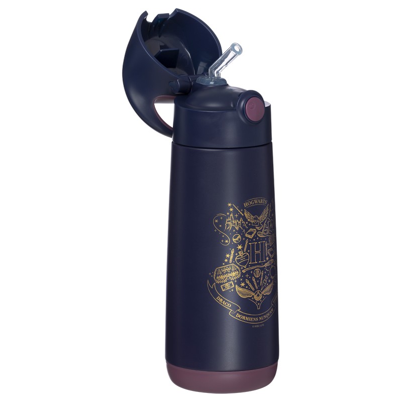 Bidon termiczny dla dzieci ze słomką 500 ml butelka termiczna Harry Potter by b.box