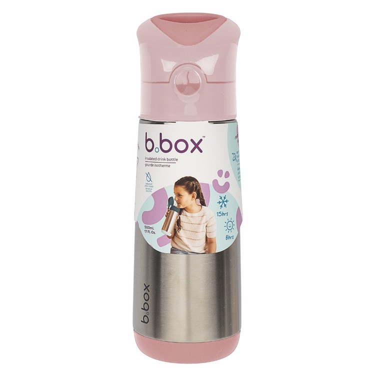 Bidon termiczny ze słomką 500 ml Blush Crush b.box