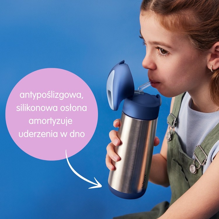Bidon termiczny ze słomką 500 ml Blush Crush b.box