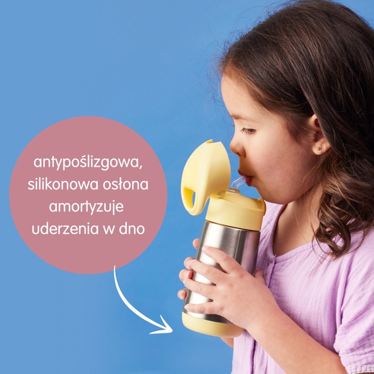 Bidon termiczny ze słomką 350 ml Lemon Twist b.box