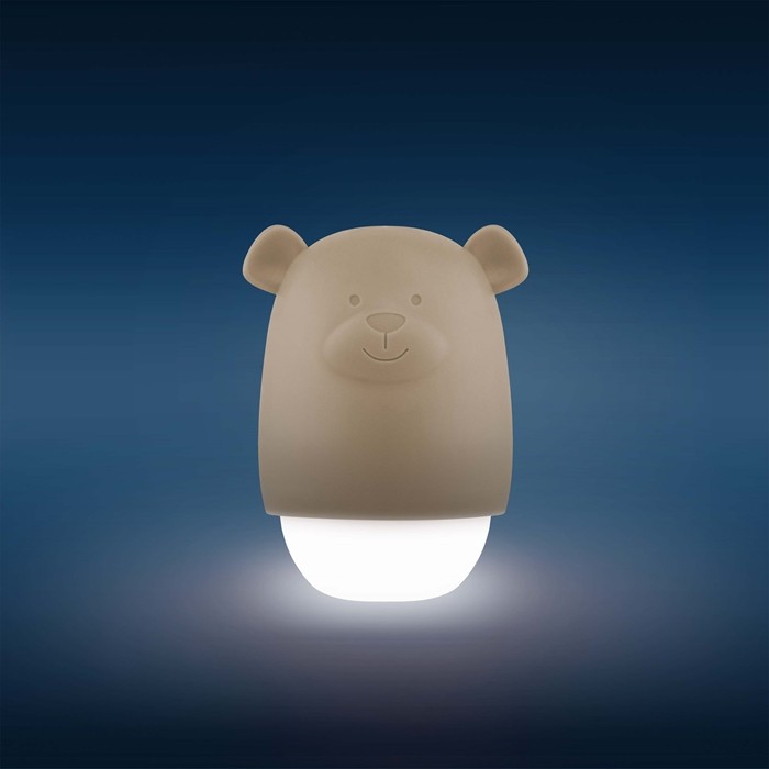 Lampka Nocna dla Dzieci do Kontaktu BENNY Taupe Zazu