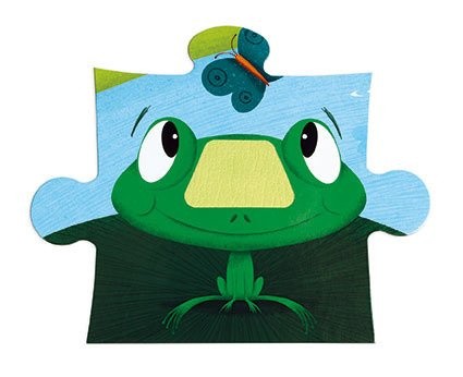 Puzzle sensoryczne 20 elementów Farma Janod