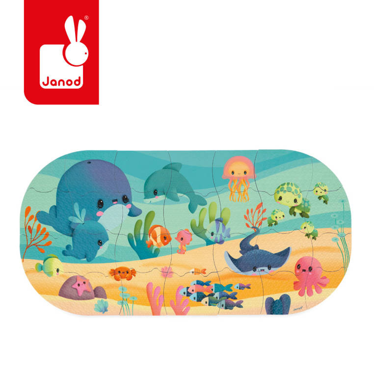 Puzzle do kąpieli Ocean 28 elementów 3+ Janod