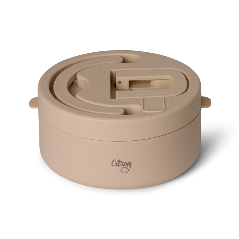 Termos obiadowy z podziałką 400 ml Beige Citron